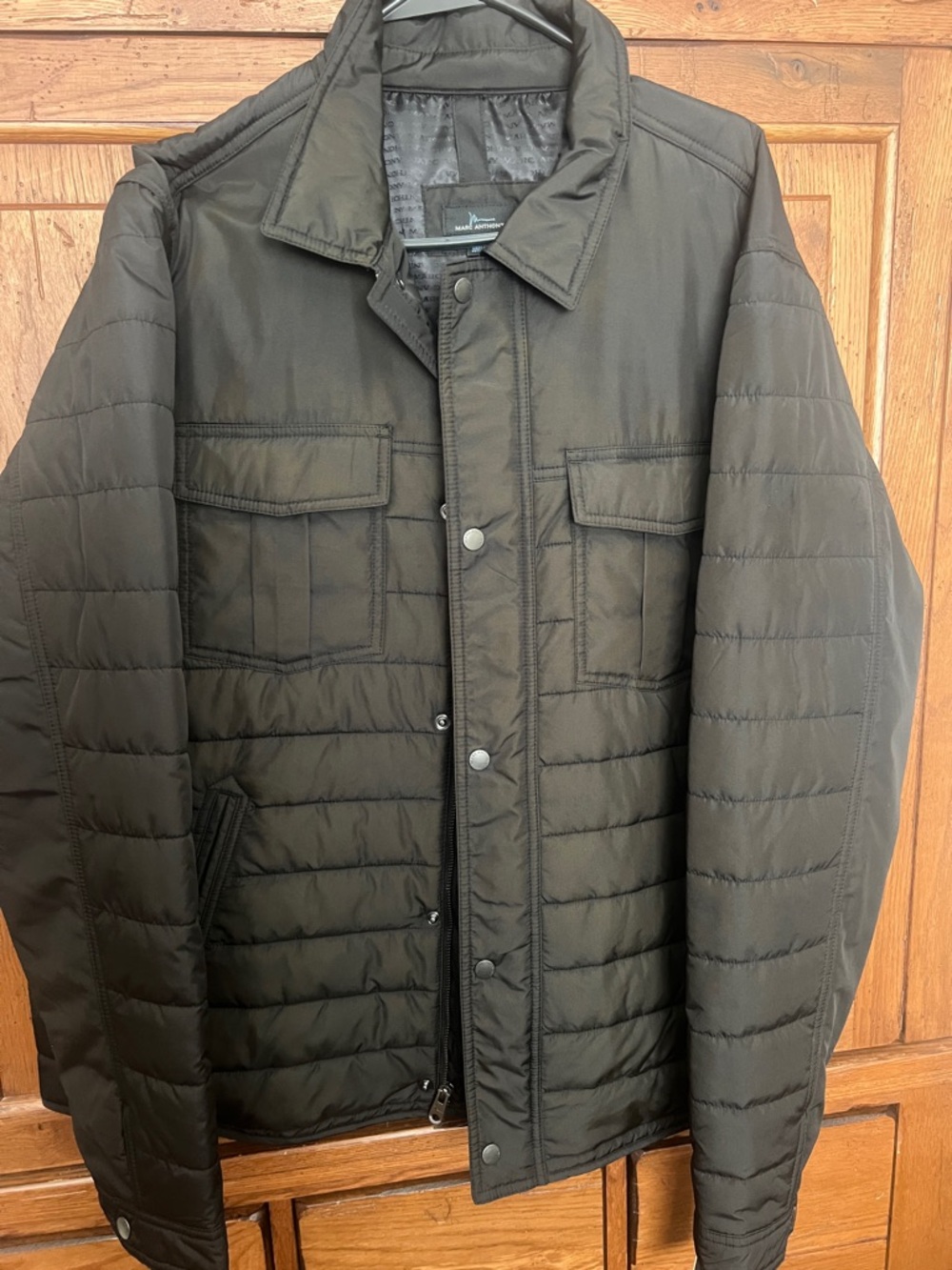 Marc Anthony Men's Quilted Black Puffer Jacket XXL NEW